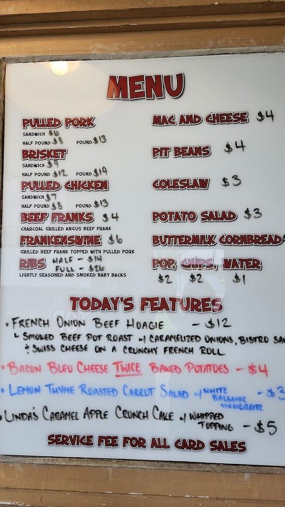 The Whistlepig BBQ Menu image 2